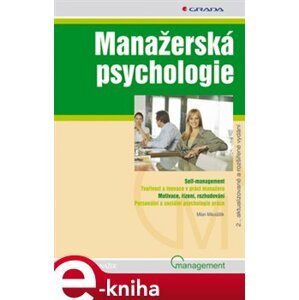 Manažerská psychologie. 2., aktualizované a rozšířené vydání - Milan Mikuláštík e-kniha