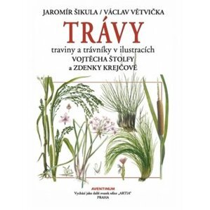 Trávy. traviny a trávníky v ilustracích - Jaromír Šikula, Václav Větvička