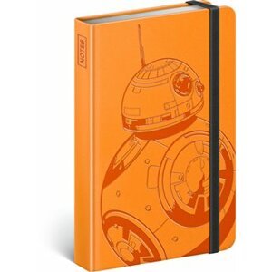 Notes Star Wars – BB-8, linkovaný. 10,5 x 15,8 cm