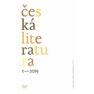 Česká literatura 1/2019