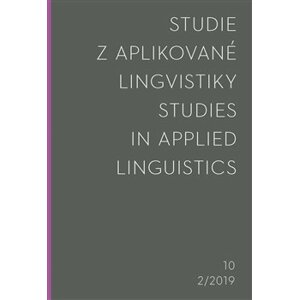 Studie z aplikované lingvistiky 2/2019. Studies in applied linguistics