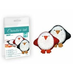 Kreativní set - tučňák 2ks, PVC krabička