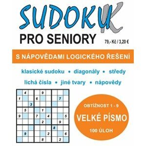 SUDOKU-K pro seniory. s nápovědami logického řešení