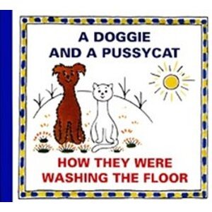 A Doggie and A Pussycat - How they were washing the Floor - Josef Čapek