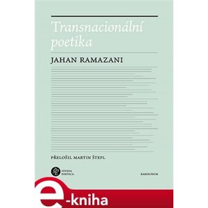 Transnacionální poetika - Jahan Ramazani e-kniha