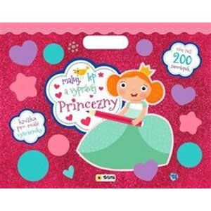 Princezny - Knížka pro malé výtvarníky