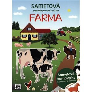Sametová samolepková knížka - Farma