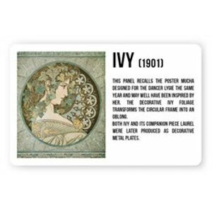Magnet Alfons Mucha - Ivy