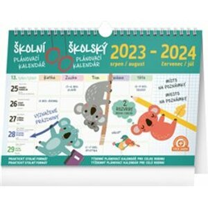 Školní plánovací kalendář s háčkem 2024