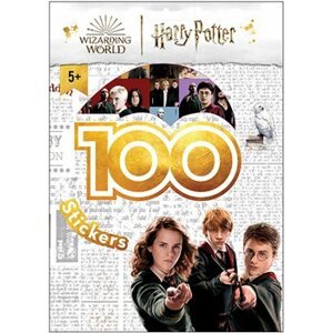 100 samolepek s omalovánkovými listy - Harry Potter