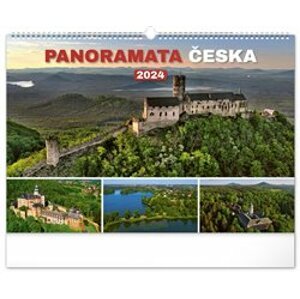 Nástěnný kalendář Panoramata Česka 2024