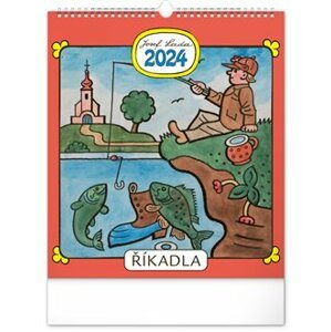 Nástěnný kalendář Josef Lada – Říkadla 2024