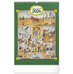 Nástěnný kalendář Josef Lada – Měsíce 2024