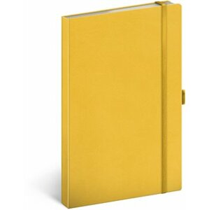 Presco Group Notes Žlutý, linkovaný, 13 × 21 cm