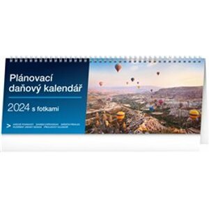 Stolní kalendář Plánovací daňový s fotkami 2024