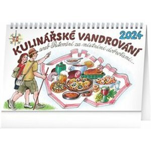 Stolní kalendář Kulinářské vandrování 2024 – Kamila Skopová