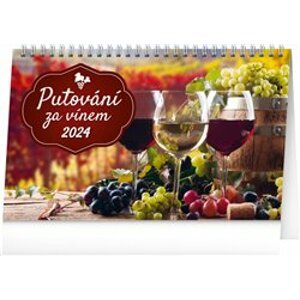 Stolní kalendář Putování za vínem 2024
