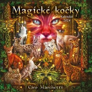 Magické kočky, kalendář 2024 - Ciro Marchetti