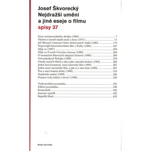Nejdražší umění a jiné eseje o filmu (spisy-svazek 37) -  Josef Škvorecký