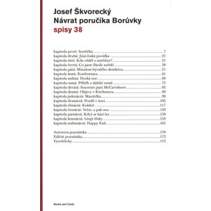Návrat poručíka Borůvky (spisy - svazek 38) -  Josef Škvorecký