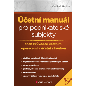 Účetní manuál pro podnikatelské subjekty - 2. vydání -  Vladimír Hruška