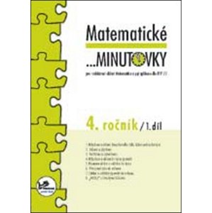 Matematické minutovky 4. ročník / 1. díl -  PeadDr. Hana Mikulenková