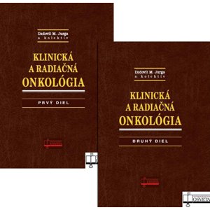 Komplet 2 ks Klinická a radiačná onkológia Prvý a druhý diel -  Ľudovít M. Jurga