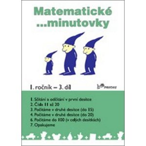 Matematické minutovky 1. ročník / 3. díl -  RNDr. Josef Molnár