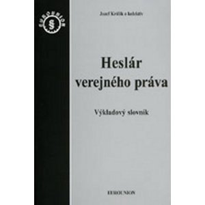 Heslár verejného práva -  Jozef Králik