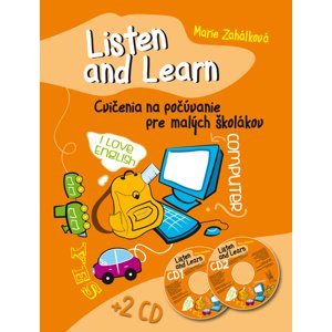 Listen and Learn Cvičenia na počúvanie pre malých školákov + 2 CD -  Marie Zahálková