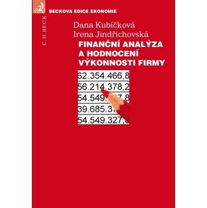 Finanční analýza a hodnocení výkonnosti firmy -  Ing. Dana Kubíčková