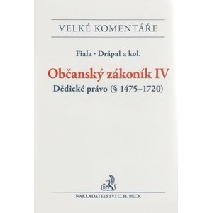 Občanský zákoník IV. Dědické právo -  Jiří Svoboda