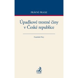 Úpadkové trestné činy v České republice -  JUDr. František Púry
