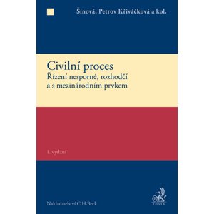 Civilní proces Zvláštní část -  Jana Petrov Křiváčková