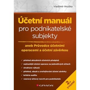 Účetní manuál pro podnikatelské subjekty -  Vladimír Hruška