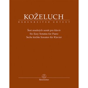 Šest snadných sonát pro klavír -  Leopold Koželuh