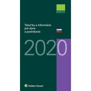 Tabuľky a informácie pre dane a podnikanie 2020 -  Dušan Dobšovič