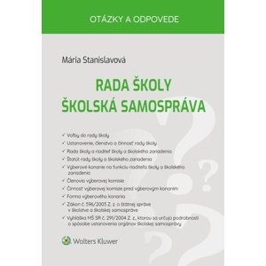 Rada školy Školská samospráva -  Mária Stanislavová
