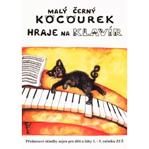 Malý černý kocourek hraje na klavír -  Richard Mlynář