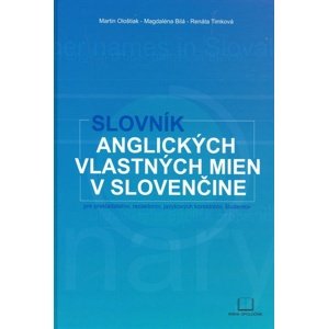 Slovník anglických vlastných mien v slovenčine -  Elena Gurková