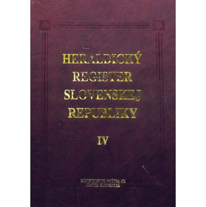 Heraldický register Slovenskej republiky IV -  Ladislav Vrteľ