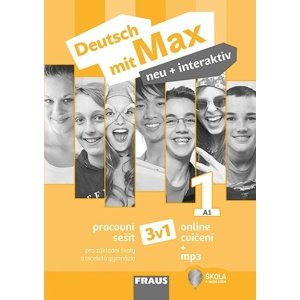 Deutsch mit Max neu + interaktiv 1 Pracovní sešit 3v1 -  Milena Zbranková