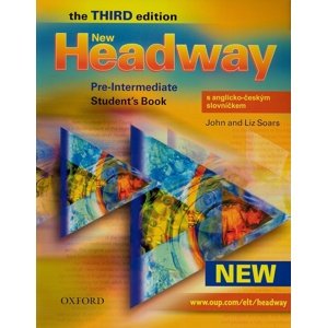 New Headway Pre-Intermediate Third edition Student´s Book with czech wordlist -  John a Liz Soars