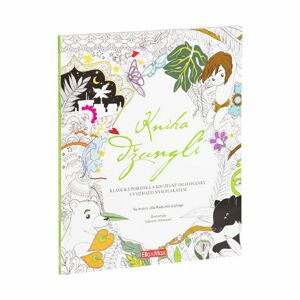 Kniha džunglí, klasická pohádka a kouzelné omalovánky -  Autor Neuveden