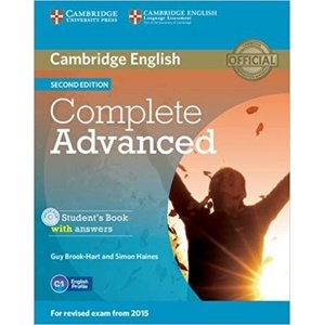 Cambridge English Complete Advanced Student´s Book with answers Second edition -  Autor Neuveden