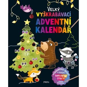 Velký vyškrabávací adventní kalendář -  Ema Pavelková