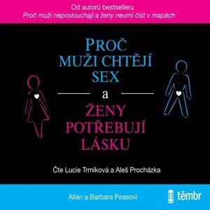 Proč muži chtějí sex a ženy potřebují lásku -  Allan Pease