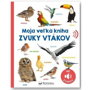 Moja veľká kniha Zvuky vtákov -  Autor Neuveden