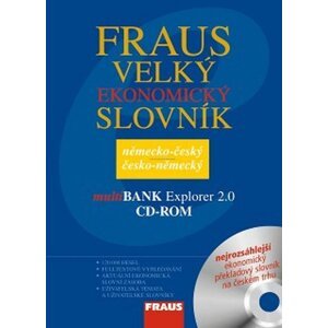 Komplet 2ks Velký ekonomický slovník německo-český česko-německý + CD ROM -  Autor Neuveden