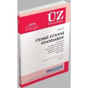 ÚZ 1578 České účetní standardy -  Autor Neuveden